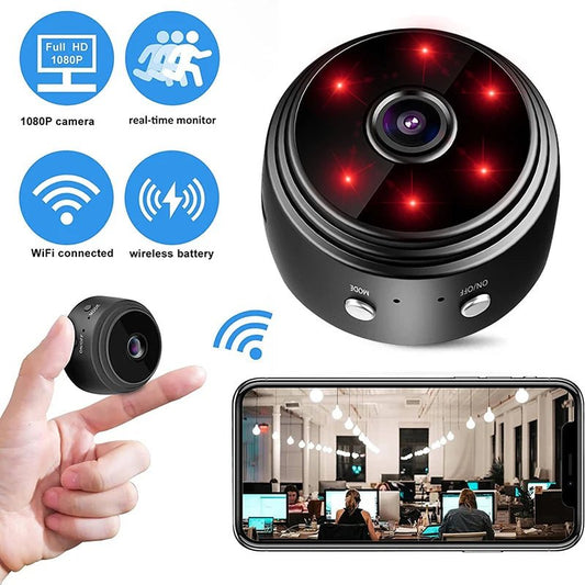 A9 1080p hd wifi mini câmera versão noturna micro câmera de vigilância sensor vídeo web segurança em casa inteligente câmera de segurança sem fio